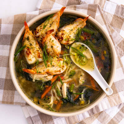 Quick chicken noodle soup