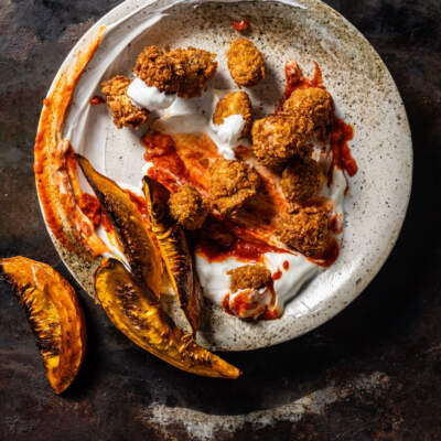 Snack-style Southern fried chicken hearts