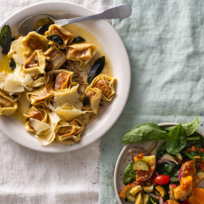 Tomato and Mozzarella tortelloni