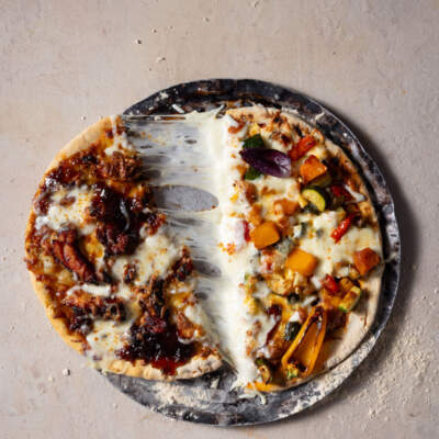 Leftover pizza two ways