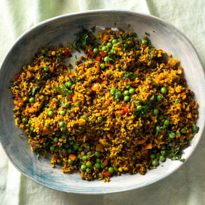 Savoury brown rice