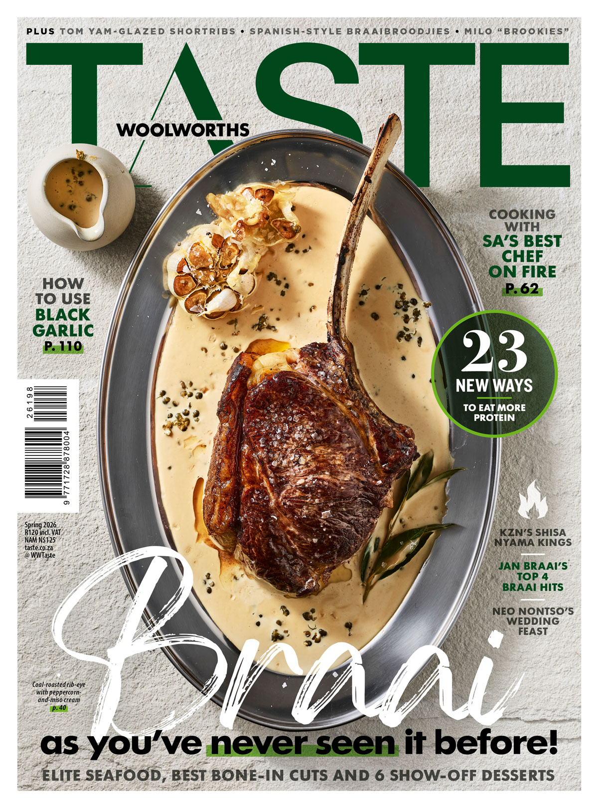 TASTE Spring issue 2026 cover