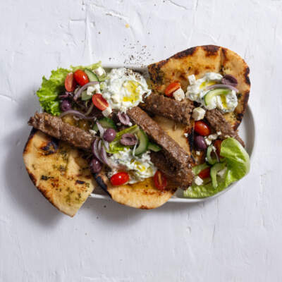 Sheet-pan Cajun beef mince kebabs