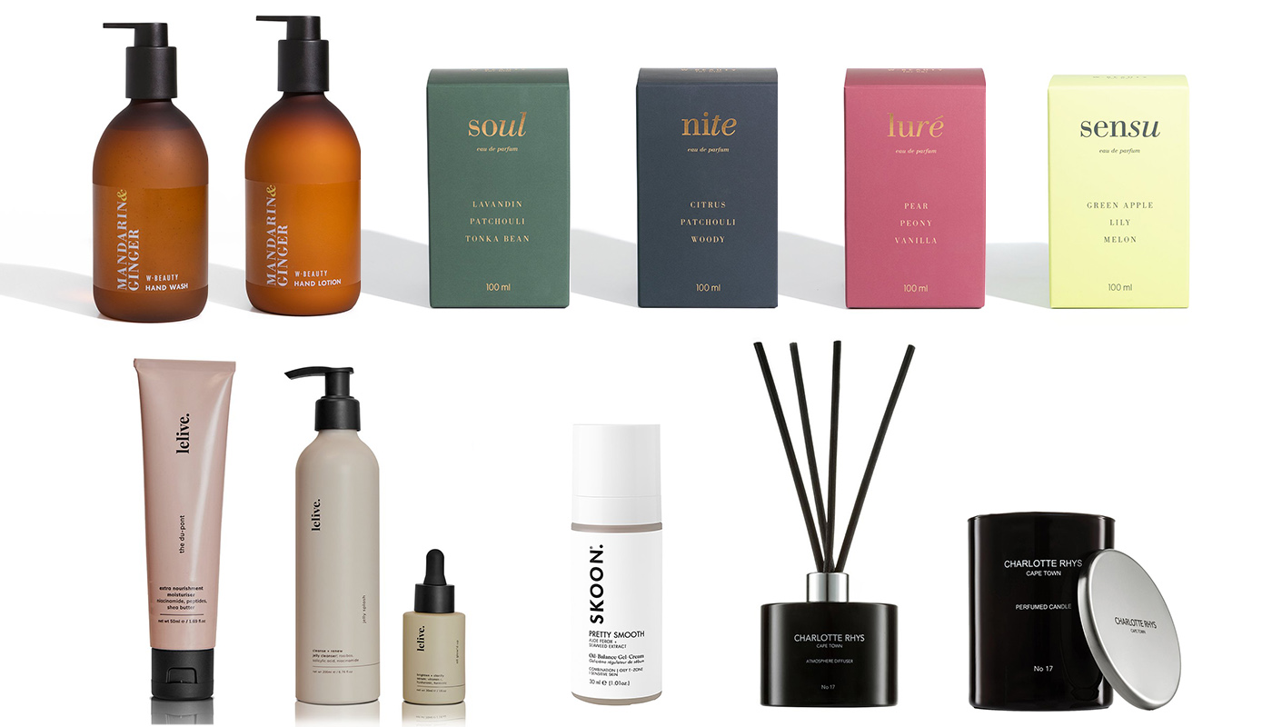 Beauty products at Woolworths