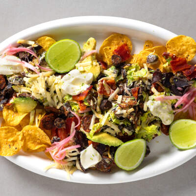 Biltong nacho salad