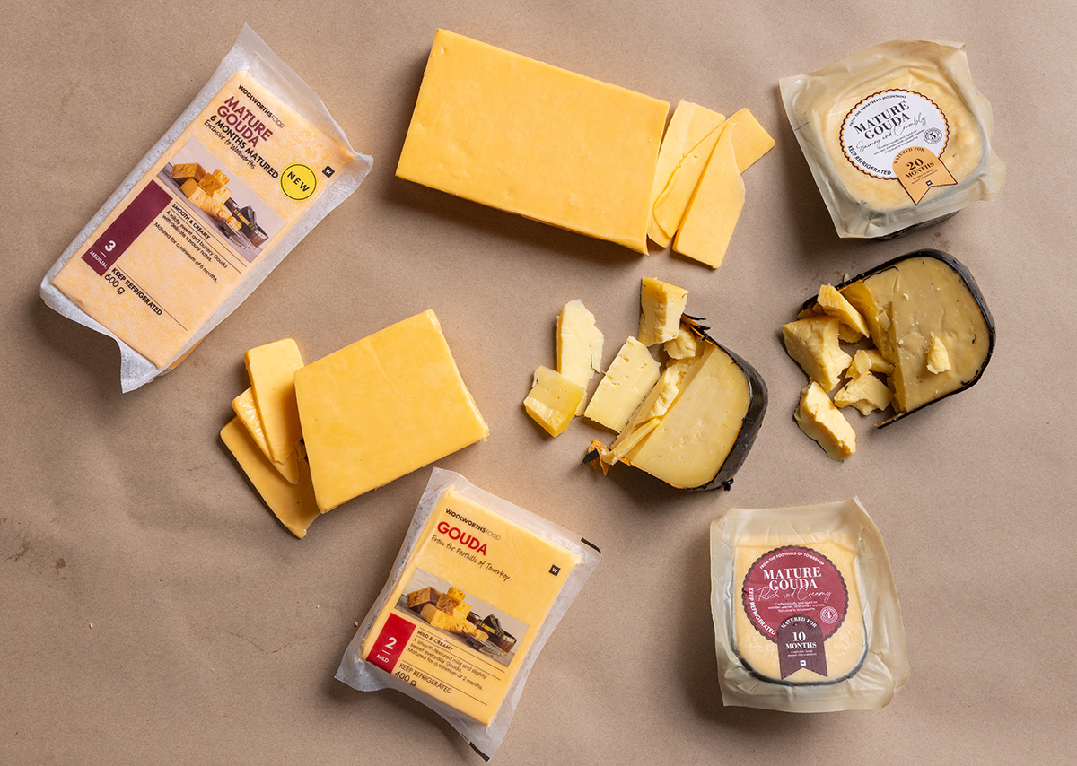 styled goauda cheese